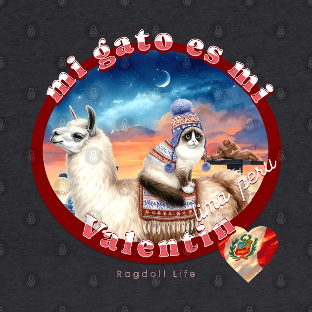 Mi Gato Es Mi Valentin Ragdoll Life 0CR by catsloveart